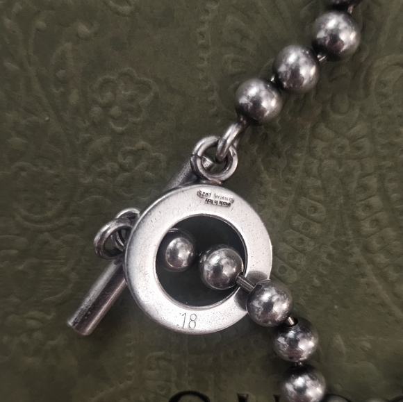 AUTHENTIC 925. GUCCI SILVER BALL BRACELET - Picture 3 of 4